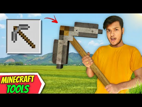 I Made Minecraft Tools To Survive 24 Hours In Jungle