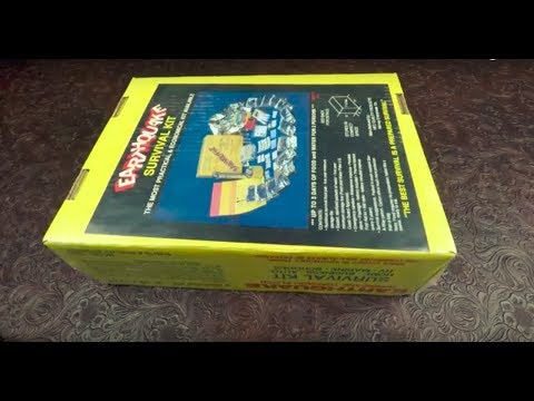 Vintage 1990's Harvey Enterprises Earthquake Survival Kit Review