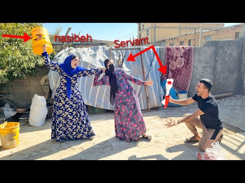 A bouquet of flowers and Vahid's marriage proposal to the maid, a nightmare of Nasiba's anger