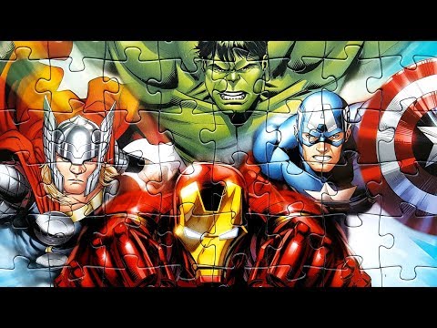 MARVEL AVENGERS Puzzle Games for Kids EDUCA Hulk Iron Man Captain America Thor Puzzles