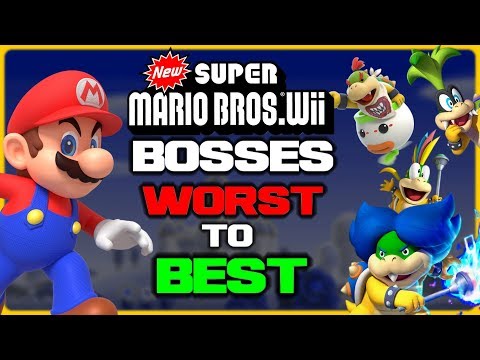 Ranking Every New Super Mario Bros Wii Boss!