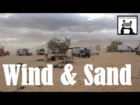 RV Camping In A Huge Sand Storm & Saying Bye To More Friends