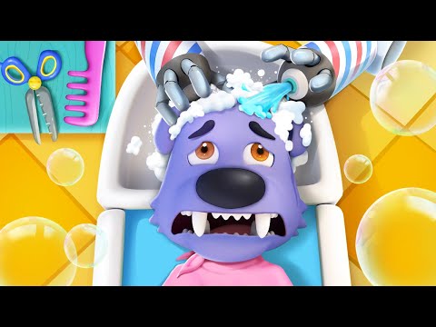 Big Bad Wolf's First Haircut | Haircut | Good Habits | BabyBus - Kids Songs and Cartoons