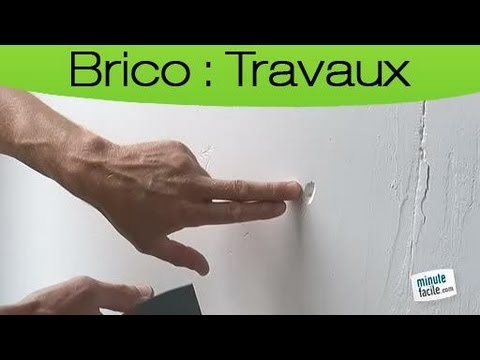 comment reparer fissure mur placo