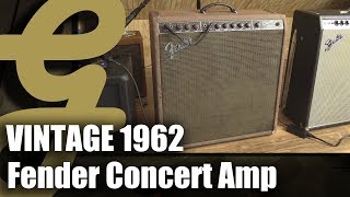 Video thumbnail for 1962 Fender Concert Amp by Guitarsenal
