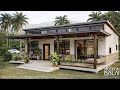 Simple Life In A Farmhouse 3 Bedroom Tiny House Design Idea 8 5x10 Meters