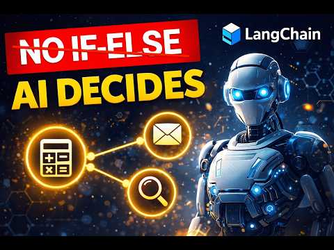 Build Real AI Agent with LangChain (No If-Else) | AI Decides Tools