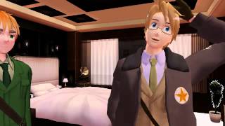 MMD - Hetalia - shut up im lady gaga
