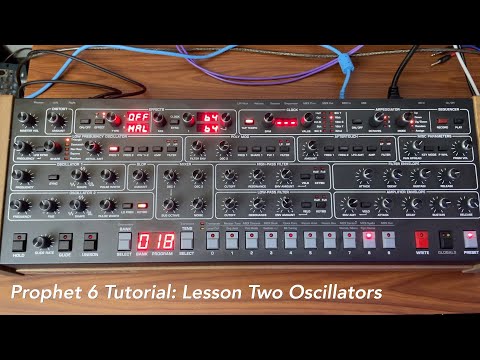 Sequential Circuits Prophet 6 Tutorial Lesson 2: Oscillators