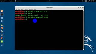 How to start , stop and restart Apache server in Kali Linux