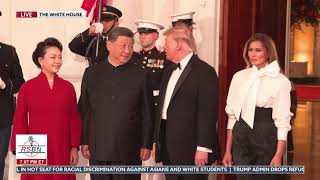 Pres. Trump & First Lady Welcome Pres. Xi & Madame Peng to White House State Dinner - 09/24/26