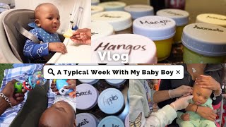 Vlog | Typical Week With My Baby, Getting His Ears Pierced, Prepping Baby  Meals, & Lemon Challenge