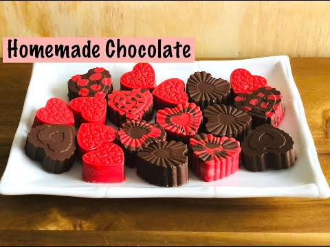 Homemade Chocolate | Quick and Easy Chocolate with Filling | Valentine's Day Chocolate