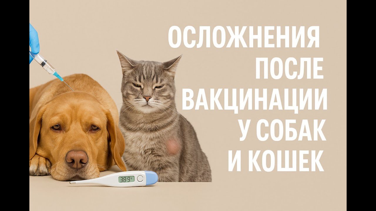 Осложнения после прививки у собак и кошек. Какие из них допустимые, какие нет и как их избежать.