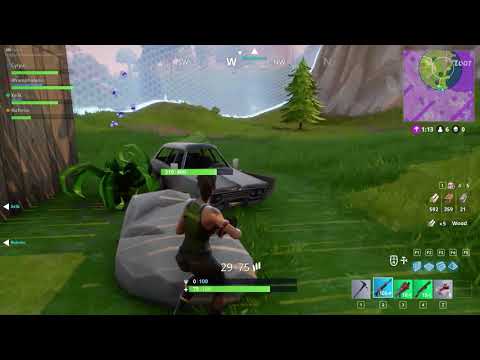 My Very First Victory Royal on Day 1 (Sept. 26, 2017) | Fortnite