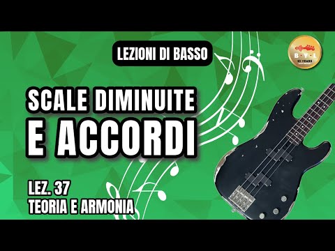 Lezioni di Basso #37 Teoria e Armonia - Esercizi su scale diminuite