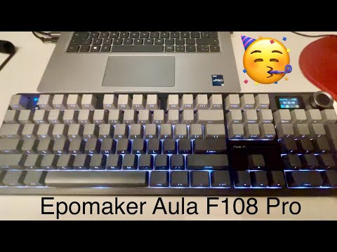 Review Teclado mecânico Epomaker Aula F108 Pro! Sensacional!