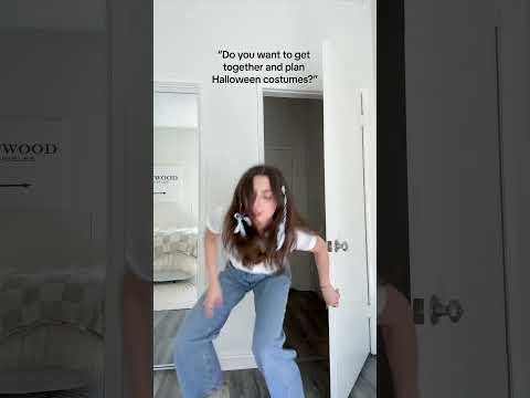 "Do you want to get together and plan Halloween costumes?"