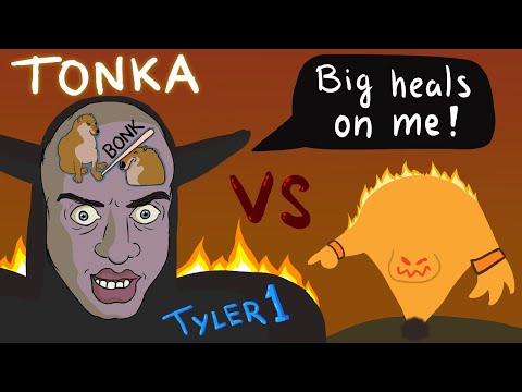 Tyler1 VS Baron Animated - WoW Classic Hardcore - "Tonkabonk"