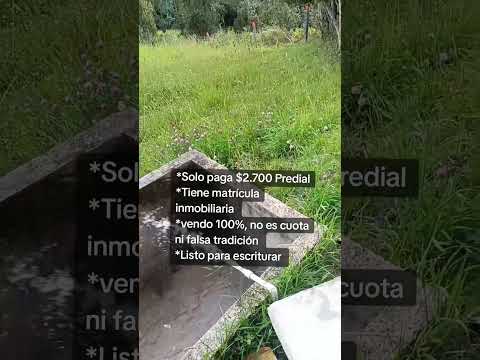 Lote en Cerinza Boyacá. 1.200 m2. a 5 minutos de Cerinza, 20 Duitama $85.000.000. Todo al día.