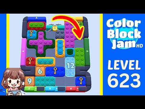 Color Block Jam Level 623 Solution Walkthrough