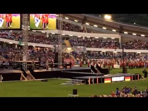 MTV Treubund - Gothia Cup 2014 - Tag 2: Einlauf von Deutschland bei der Eröffnungsfeier