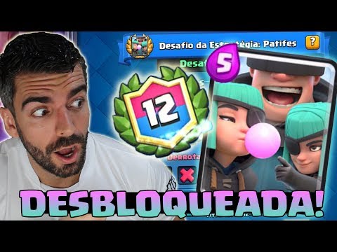 GANHEI O DESAFIO DOS PATIFES NO CLASH ROYALE!