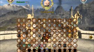 LEGO Lord Of The Rings ALL PLAYABLE CHARACTERS UNLOCKED! (Blacksmith, Sauron etc.) (HD-PC)