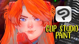 APRENDE Cómo dibujar en CLIP STUDIO PAINT | Asuka Evangelion
