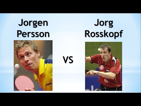 JORGEN PERSSON vs JORG ROSSKOPF (European table tennis championship 2000, team final)