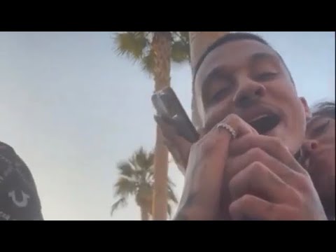 Fredo Kissing Mya Mills And Dissing Digga D On Live 😳