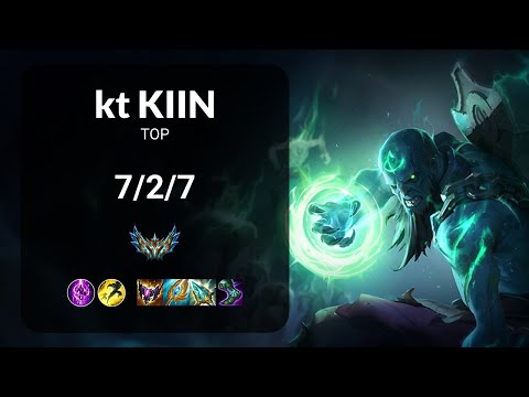 kt Kiin Ryze vs Aatrox TOP - KR CHALLENGER Patch 14.3