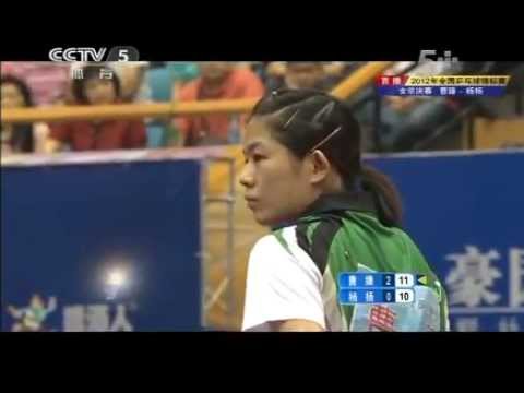 2012 China National Championships (Ws-Final) CAO Zhen - YANG Yang [Full Match/Chinese]