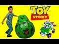 Toy Story GIANT Surprise Egg Opening Unboxing Buzz Lightyear Woody Toys Kiddyzuzaa