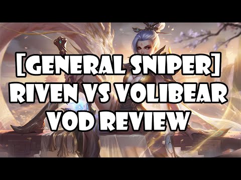 [General Sniper] Riven vs. Volibear (Challenger) 9/1/7 KDA MVP