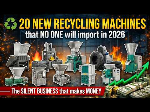 🚀 20 RECYCLING MACHINES that FEW KNOW ABOUT and WILL MAKE YOU MONEY from HOME 2026