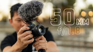 Filming This Entire Vlog with My B-Roll Lens | $248 Sony 50mm f/1.8