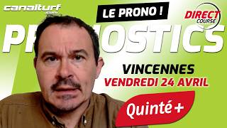 emission video des courses turf pmu du Vendredi 24 avril 2026