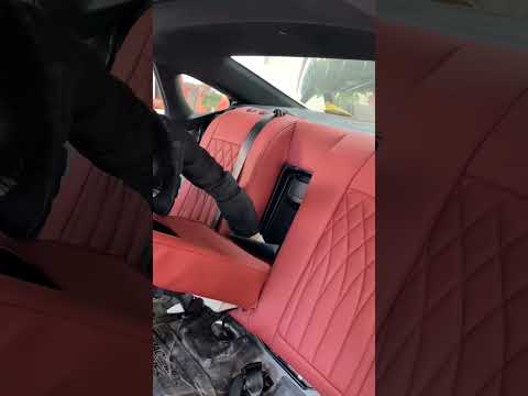 How to wrap the split rear armrest on Honda inspire