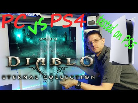 Diablo III: Eternal Collection PC vs PS4 - tested on PS5