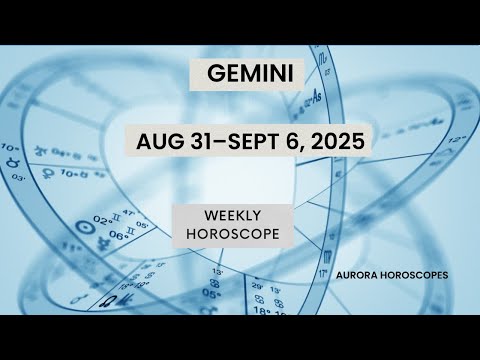 Gemini ♊ Weekly Horoscope (August 31–September 6, 2025)