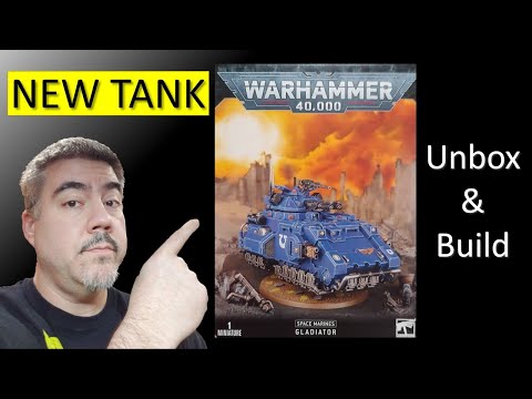 Unboxing NEW Space Marine Primaris GLADIATOR Tank I Unbox & Variants