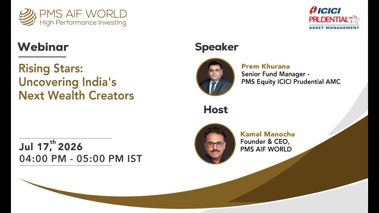 Rising Stars: Uncovering India's Next Wealth Creators | ICICI Prudential AMC | PMS AIF WORLD