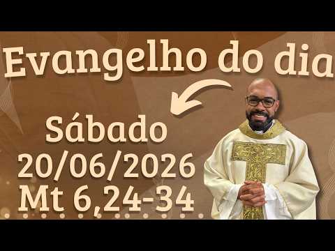 EVANGELHO DO DIA 20/06/2026 - HOMILIA DIÁRIA – LITURGIA DE HOJE - EVANGELHO DE HOJE -PADRE GUSTAVO