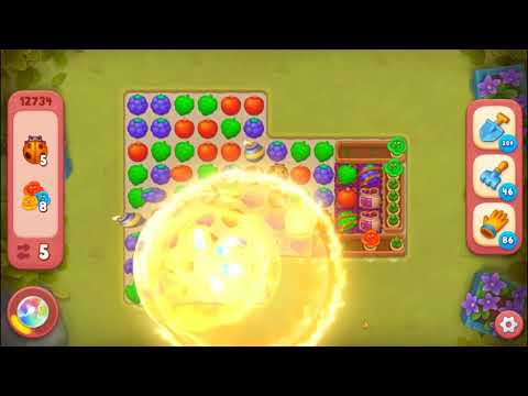 Gardenscapes Level 12734 (Hard) No Boosters SD