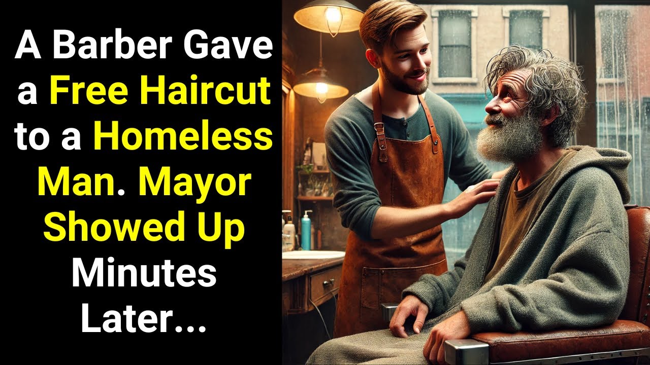 A Barber Gave a Free Haircut to a Homeless Man. The Mayor Showed Up Minutes Later...