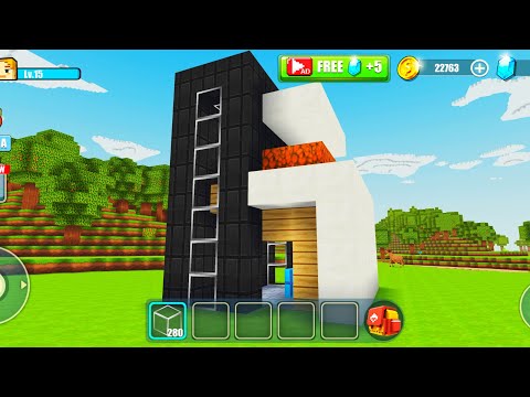 World Building Craft Gameplay #210 | Modern House 🏠