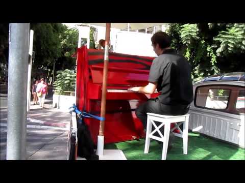 Kylie Minogue - Red Blooded Woman [LIVE Street Piano Cover]