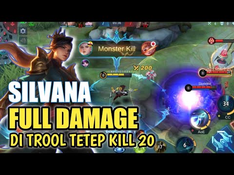 ITEM DAN BUILD SILVANA AGAR DAPAT 20 KILL FULL DAMAGE - MOBILE LEGEND