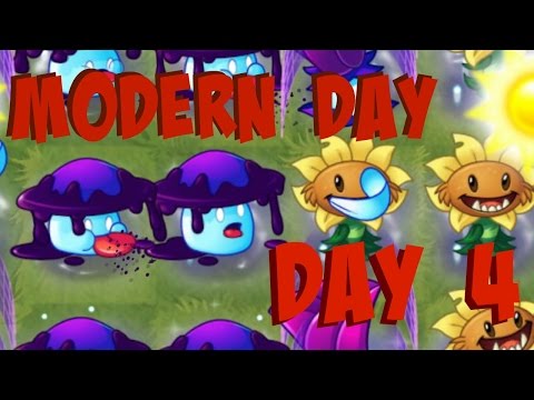 Plants vs Zombies 2 Modern Day Epic Hack - Day 4 : The Poison War